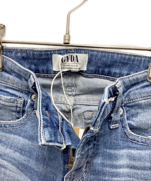 GYDA（ジェイダ）GYDA (ジェイダ) SIDE RIPPED スキニーデニムパンツ ブルー サイズ:XS 未使用品の古着・服飾アイテム
