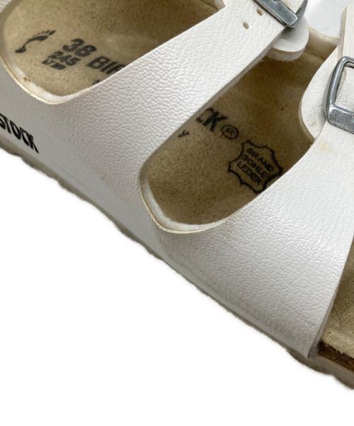 BIRKENSTOCK（ビルケンシュトック）BIRKENSTOCK (ビルケンシュトック) フロリダ ホワイト サイズ:245の古着・服飾アイテム
