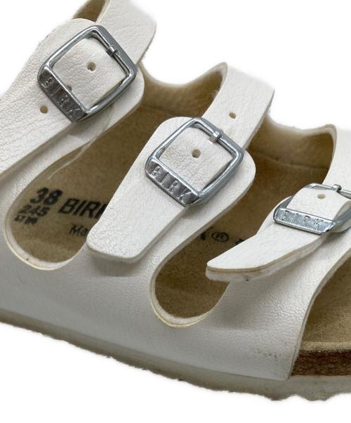 BIRKENSTOCK（ビルケンシュトック）BIRKENSTOCK (ビルケンシュトック) フロリダ ホワイト サイズ:245の古着・服飾アイテム