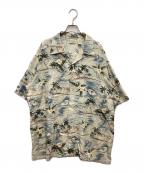 L.L.Beanエルエルビーン）の古着「アロハシャツ」｜ベージュ