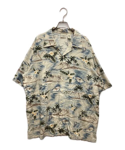 L.L.Bean（エルエルビーン）L.L.Bean (エルエルビーン) アロハシャツ ベージュ サイズ:Lの古着・服飾アイテム