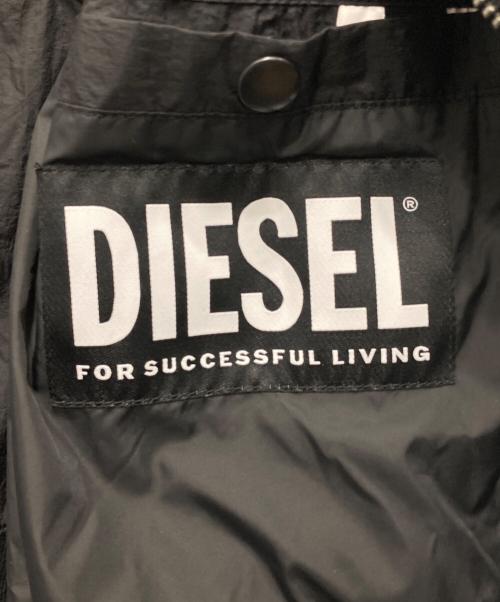 DIESEL（ディーゼル）DIESEL (ディーゼル) J-OLIVE JACKET/ナイロンフライトジャケット ブラック サイズ:Lの古着・服飾アイテム