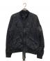 DIESEL（ディーゼル）の古着「J-OLIVE JACKET/ナイロンフライトジャケット」｜ブラック