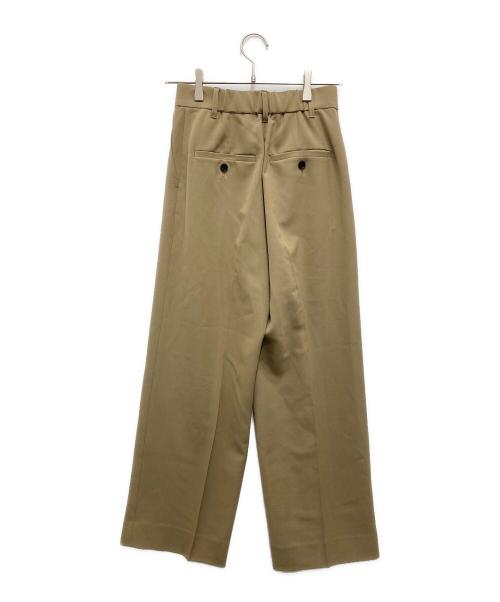 Spick and Span（スピック＆スパン）Spick and Span (スピック＆スパン) トロストレッチ1タックパンツ ブラウン サイズ:36の古着・服飾アイテム