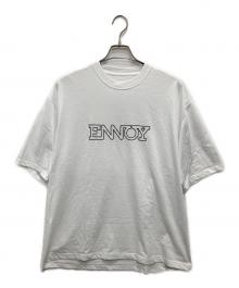 The Ennoy Professional（ザ エンノイ プロフェッショナル）の古着「Electric Logo EMB T-Shirt　エレクトリックロゴEMBTシャツ」｜ホワイト