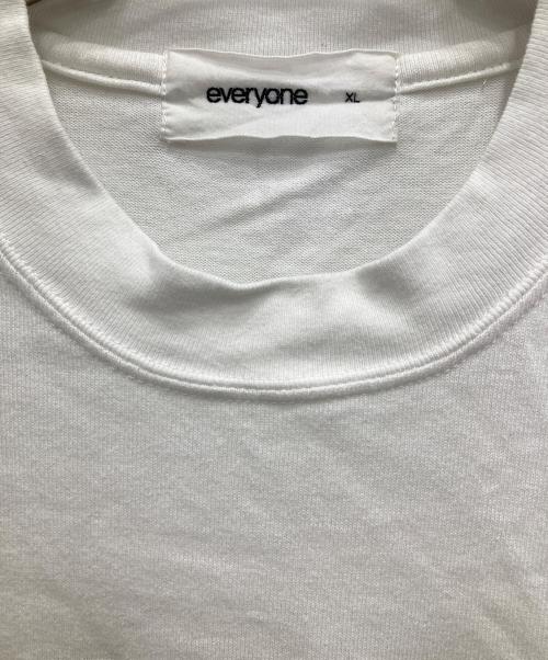 everyone（エブリワン）everyone (エブリワン) VINCENT TSANG GRATITUDE S S TEE　	EV23-CS06 ホワイト サイズ:XLの古着・服飾アイテム