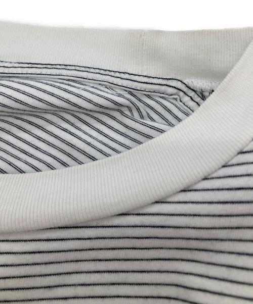 The Ennoy Professional（ザ エンノイ プロフェッショナル）The Ennoy Professional (ザ エンノイ プロフェッショナル) 21SS Border Tee　21SSボーダーティー ホワイト サイズ:XLの古着・服飾アイテム
