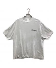 plllllleeeasse（プリーズ）の古着「ロゴプリントTシャツ」｜ホワイト