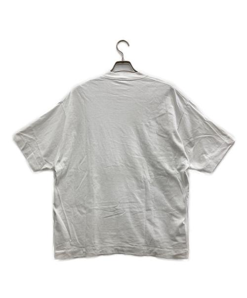 plllllleeeasse（プリーズ）plllllleeeasse (プリーズ) ロゴプリントTシャツ ホワイト サイズ:XLの古着・服飾アイテム