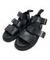 Dr.Martens（ドクターマーチン）の古着「GRYPHON/レザーサンダル」｜ブラック