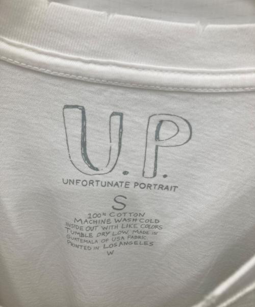 UNFORTUNATE PORTRAIT（-）UNFORTUNATE PORTRAIT (-) ワッペンンカットソー ホワイト サイズ:Sの古着・服飾アイテム