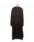 MUSE de Deuxieme Classe (ミューズ ドゥーズィエム クラス) SILK SATIN ロング ワンピース ブラウン サイズ:不明（実寸をご確認ください）：13000円