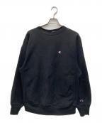 Champion REVERSE WEAVEチャンピオン リバース ウィーブ）の古着「90's目付きクルーネックスウェット」｜ブラック