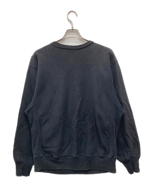 Champion REVERSE WEAVE（チャンピオン リバース ウィーブ）Champion REVERSE WEAVE (チャンピオン リバース ウィーブ) 90's目付きクルーネックスウェット ブラック サイズ:XLの古着・服飾アイテム