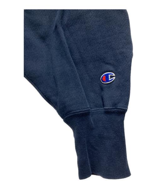 Champion REVERSE WEAVE（チャンピオン リバース ウィーブ）Champion REVERSE WEAVE (チャンピオン リバース ウィーブ) 90's目付きクルーネックスウェット ネイビー サイズ:XLの古着・服飾アイテム