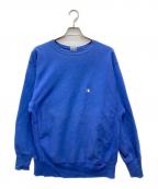 Champion REVERSE WEAVEチャンピオン リバース ウィーブ）の古着「90's目付きクルーネックスウェット」｜ブルー