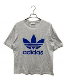adidas（アディダス）の古着「90'sトレフォイルヴィンテージTシャツ」｜グレー