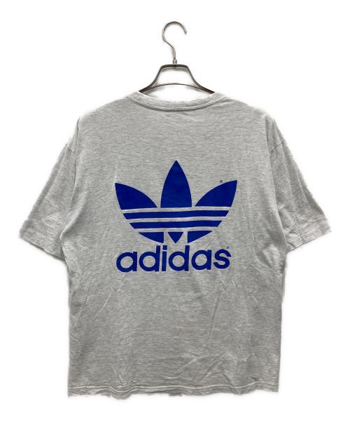 adidas（アディダス）adidas (アディダス) 90'sトレフォイルヴィンテージTシャツ グレー サイズ:Lの古着・服飾アイテム