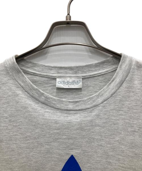 adidas（アディダス）adidas (アディダス) 90'sトレフォイルヴィンテージTシャツ グレー サイズ:Lの古着・服飾アイテム