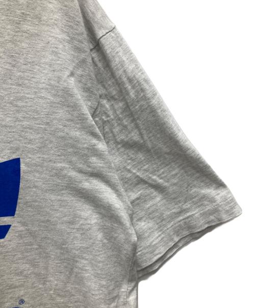 adidas（アディダス）adidas (アディダス) 90'sトレフォイルヴィンテージTシャツ グレー サイズ:Lの古着・服飾アイテム