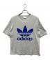 adidas（アディダス）の古着「90'sトレフォイルヴィンテージTシャツ」｜グレー