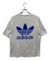 adidas (アディダス) 90'sトレフォイルヴィンテージTシャツ グレー サイズ:L：5000円
