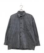 L.A.GATEエルエーゲート）の古着「チェックシャツ」｜ブラック