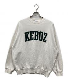 KEBOZ（ケボズ）の古着「クルーネックスウェット」｜ホワイト