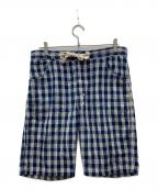 Porter Classicポータークラシック）の古着「PALAKA SHORTS/パラカショーツ」｜ネイビー×ホワイト