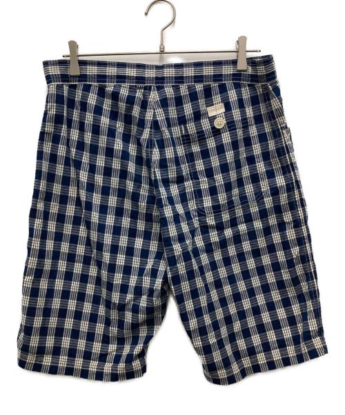 Porter Classic（ポータークラシック）Porter Classic (ポータークラシック) PALAKA SHORTS/パラカショーツ ネイビー×ホワイト サイズ:Sの古着・服飾アイテム