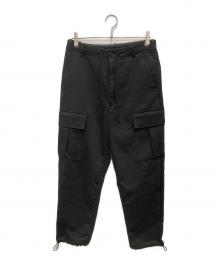UNIVERSAL PRODUCTS.（ユニバーサルプロダクツ）の古着「DOUBLE CLOTH CARGO PANTS」｜ブラック