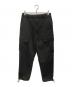 UNIVERSAL PRODUCTS.（ユニバーサルプロダクツ）の古着「DOUBLE CLOTH CARGO PANTS」｜ブラック