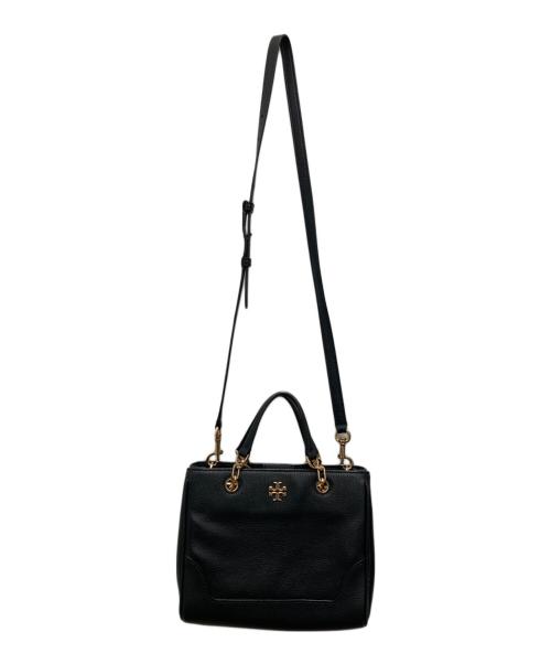 TORY BURCH（トリーバーチ）TORY BURCH (トリーバーチ) 2WAYショルダーバッグ ブラックの古着・服飾アイテム