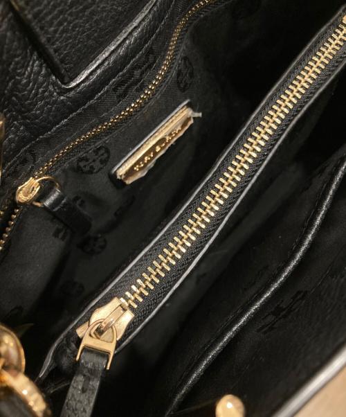TORY BURCH（トリーバーチ）TORY BURCH (トリーバーチ) 2WAYショルダーバッグ ブラックの古着・服飾アイテム