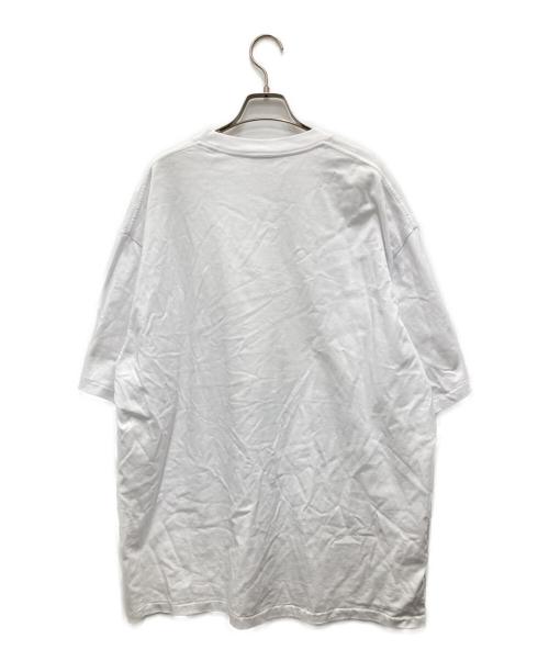 A BATHING APE（アベイシングエイプ）A BATHING APE (アベイシングエイプ) MAP CAMO BY BATHING APE RELAXED FIT TEE ホワイト×ブルー サイズ:2XLの古着・服飾アイテム