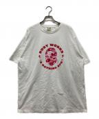 A BATHING APEアベイシングエイプ）の古着「Camo Busy Works Sta Tee」｜ホワイト