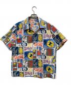 Sun Surfサンサーフ）の古着「COTTON LINEN SLAB OPEN SHIRT」｜マルチカラー