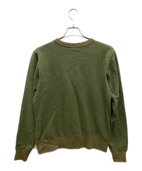 BUZZ RICKSON'S（バズリクソンズ）Buzz Rickson's (バズリクソンズ) 5th BOMB.GROUP BOMBER BARONS SET-IN CREW NECK SWEAT カーキ サイズ:Mの古着・服飾アイテム