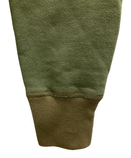 BUZZ RICKSON'S（バズリクソンズ）Buzz Rickson's (バズリクソンズ) 5th BOMB.GROUP BOMBER BARONS SET-IN CREW NECK SWEAT カーキ サイズ:Mの古着・服飾アイテム