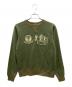 Buzz Rickson's（バズリクソンズ）の古着「5th BOMB.GROUP BOMBER BARONS SET-IN CREW NECK SWEAT」｜カーキ
