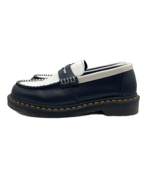 Dr.Martens（ドクターマーチン）Dr.Martens (ドクターマーチン) PENTONローファー ホワイト×ブラック サイズ:UK6の古着・服飾アイテム
