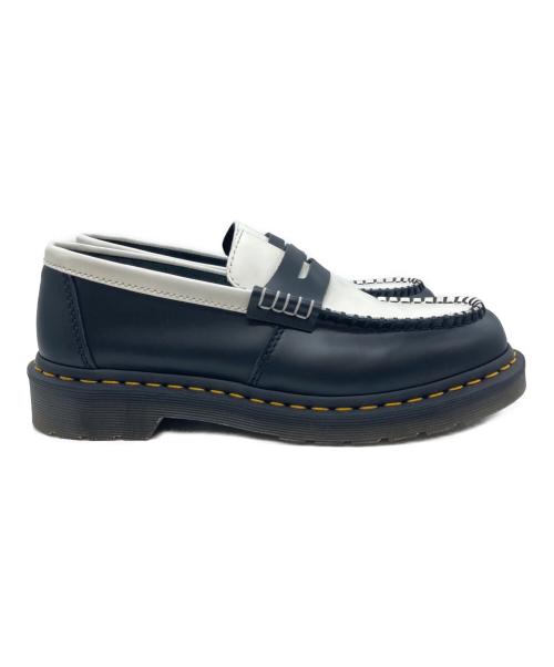 Dr.Martens（ドクターマーチン）Dr.Martens (ドクターマーチン) PENTONローファー ホワイト×ブラック サイズ:UK6の古着・服飾アイテム