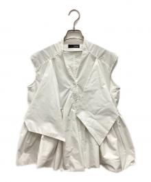 styling/（スタイリング）の古着「ノットシャツブラウス」｜ホワイト