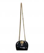 Salvatore Ferragamoサルヴァトーレ フェラガモ）の古着「ガンチーニチェーンショルダーバッグ」｜ブラック