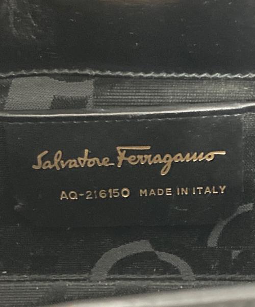 Salvatore Ferragamo（サルヴァトーレ フェラガモ）Salvatore Ferragamo (サルヴァトーレ フェラガモ) ガンチーニチェーンショルダーバッグ ブラックの古着・服飾アイテム
