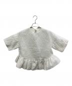 Gypsohilaジプソフィア）の古着「Flower Gloss Tee」｜ホワイト