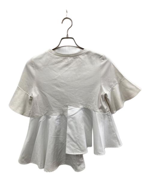 maison de dolce（メゾンドドルチェ）maison de Dolce (メゾンドドルチェ) アシンメトリーTシャツ ホワイト サイズ:3の古着・服飾アイテム