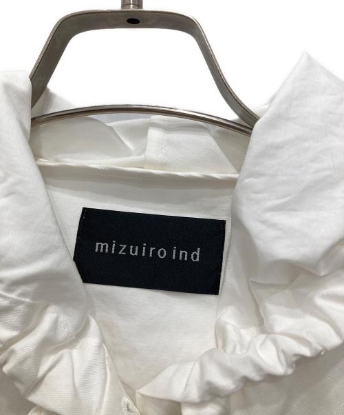 mizuiro-ind（ミズイロインド）mizuiro-ind (ミズイロインド) フーデッドコットンコート ホワイト サイズ:不明（実寸をご確認ください）の古着・服飾アイテム