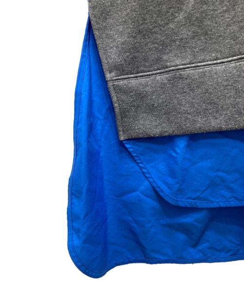 nagonstans（ナゴンスタンス）nagonstans (ナゴンスタンス) docking pullover/ドッキングプルオーバー グレー サイズ:Mの古着・服飾アイテム