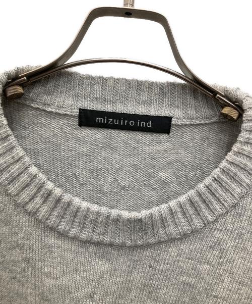 mizuiro-ind（ミズイロインド）mizuiro-ind (ミズイロインド) crew neck wide P/O グレー サイズ:不明（実寸をご確認ください）の古着・服飾アイテム